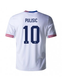 Ujedinjene Države Christian Pulisic #10 Domaci Dres Copa America 2024 Kratak Rukavima